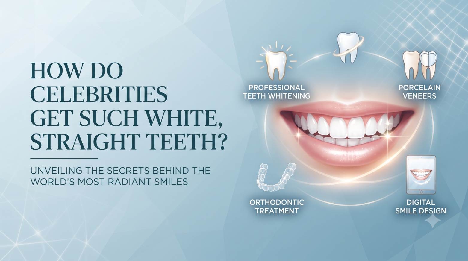 How Do Celebrities Get Such White, Straight Teeth? The Truth Behind a Celebrity Smile