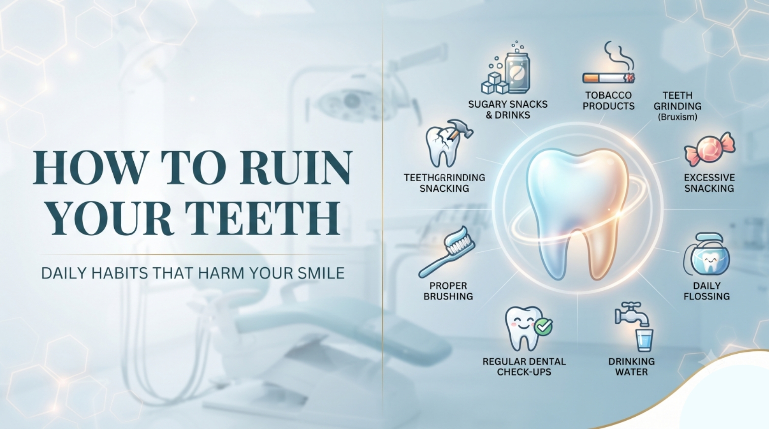 How to Ruin Your Teeth: Everyday Habits That Can Seriously Damage Your Teeth and Gums